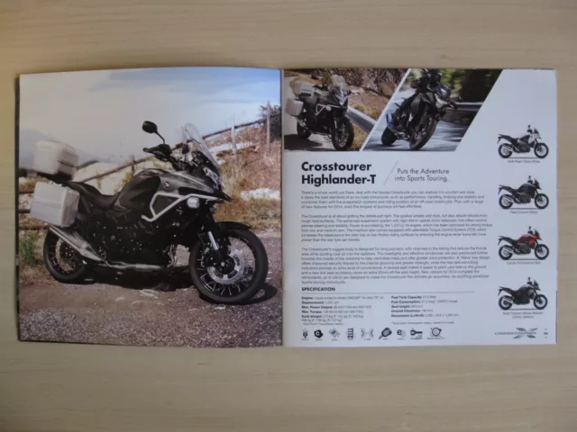 Honda Adventure UK Sales Brochure (2014), Inc CRF250L & CrossRunner 3