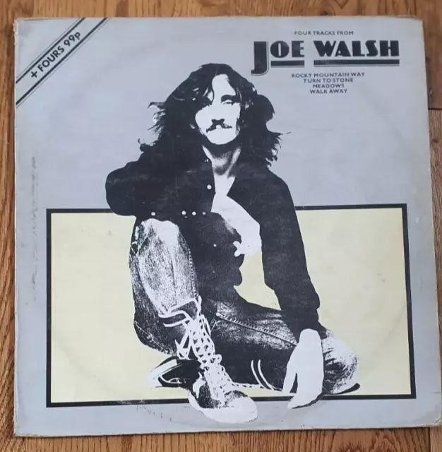 JOE WALSH Four Tracks From Joe Walsh 1977 UK 4-track 12" vinyl EP VG+