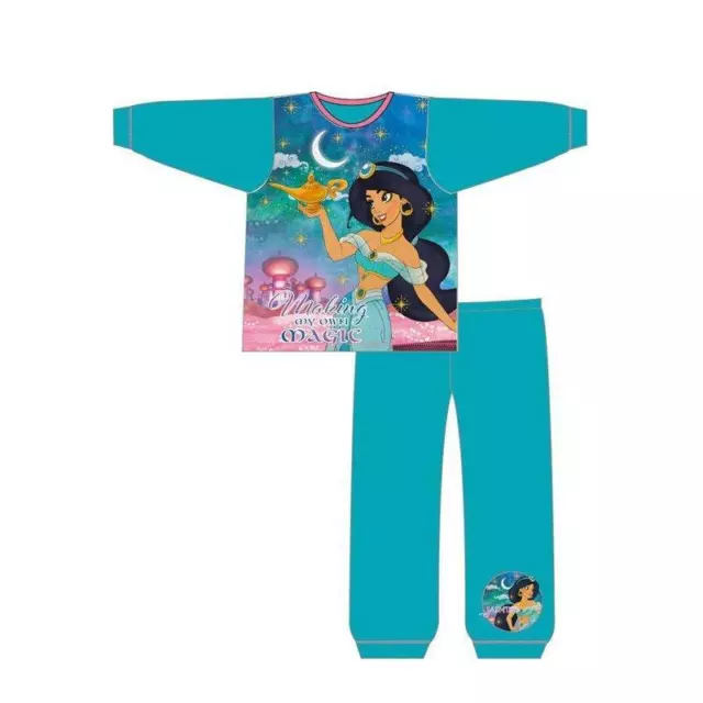 Aladdin Girls Pyjamas Pjs Nightwear Princess Disney Age 18 Months to 5 Years