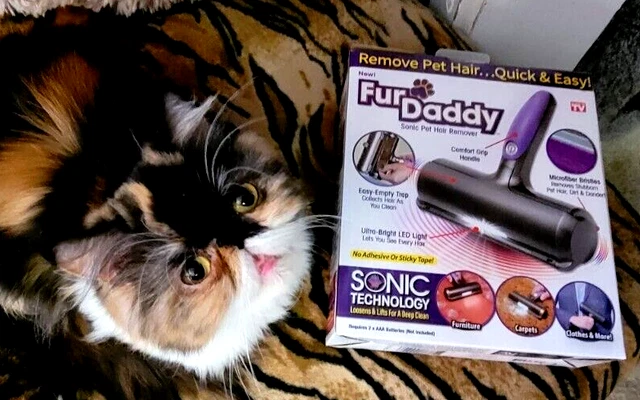 Sonic Technology Fur Daddy Pet Hair Removal Roller Dog & Cat As Seen On TV