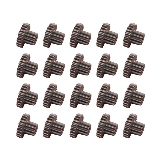 20PCS Teeth Double Layer Gears Reduction Gear Group 24T+10T DIY Small Toy Car