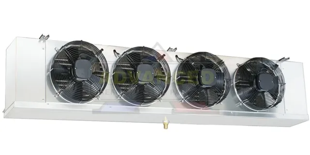 Low Profile Walk-In Cooler Evaporator 4 Fans Blower 37,000 BTU, 5200 CFM /220V