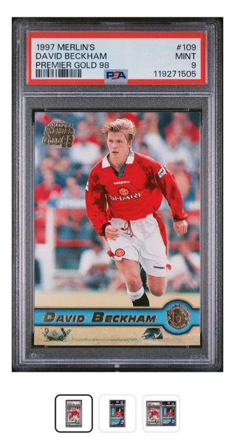 MERLIN'S PREMIER GOLD 98 David Beckham Young Player Of The