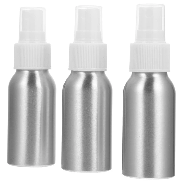 3 pz Bottiglia Spray Amari Bottiglia Spray Alluminio Nebbia Fine Argento