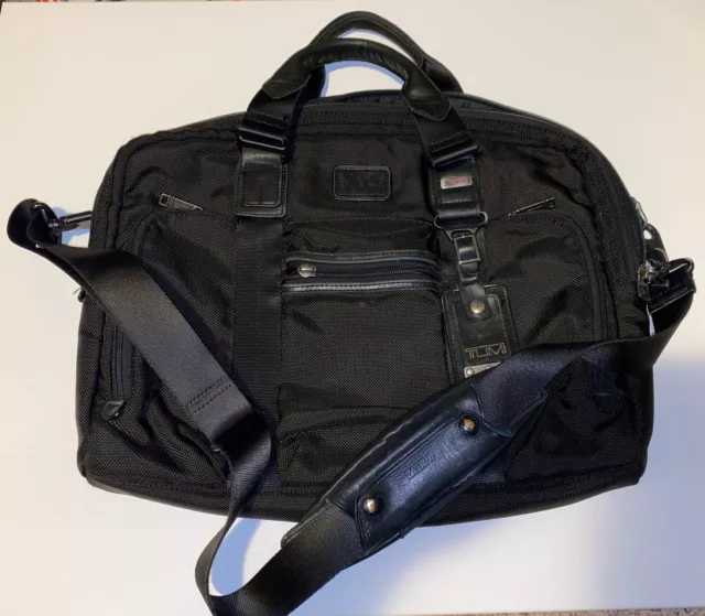 TUMI 22611 DH ALPHA BRAVO Mcnair Slim Briefcase business bag Black