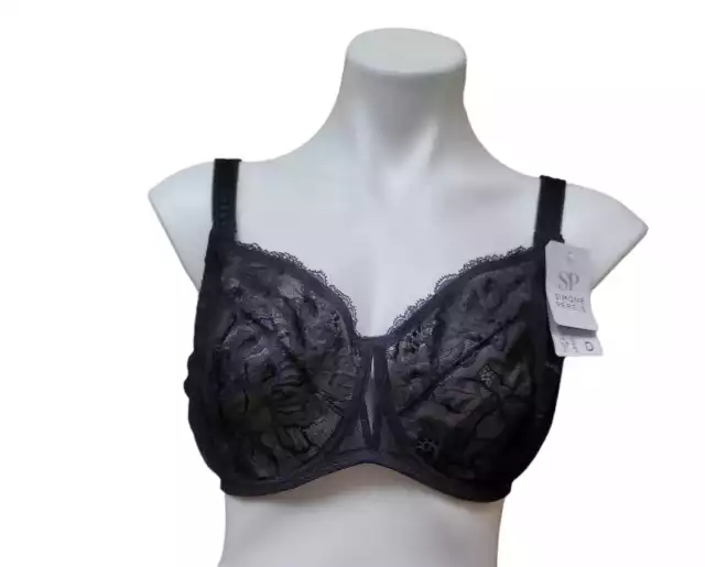 SIMONE PERELE Black Promesse New Full Cup Bra, US 36DDDD/G, UK 36F, NWOT