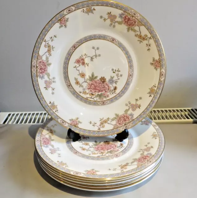 SIX ROYAL DOULTON CANTON 20cm SALAD DESSERT PLATES H.5052