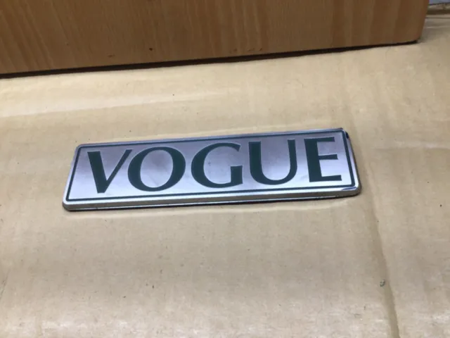 Genuine Range Rover P38 Vogue Tailgate Badge