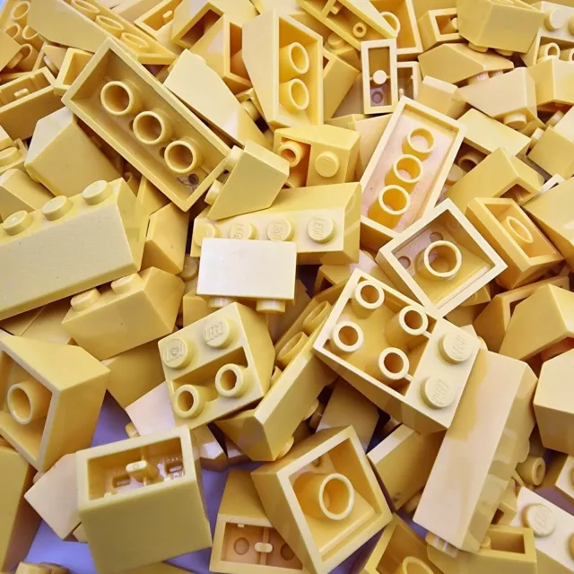 LEGO Parts and Pieces: Yellow (Bright Yellow) 2x4 Brick x50
