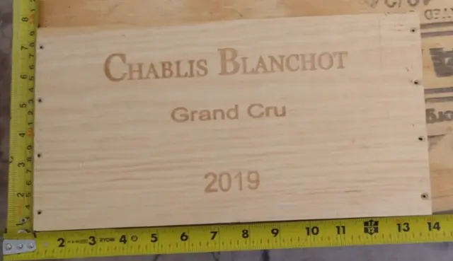 Wine Box Crate Panel Tops and Sides Chablis Blanchot