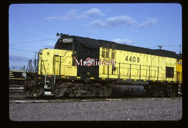 Original Slide C&NW System Chicago & North Western GP15-1 4408 In 1992