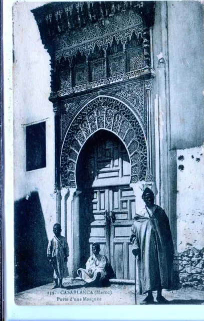CP Maroc Morocco - Casablanca - Porte d'une Mosquée
