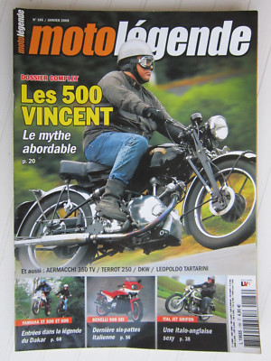 MOTO LEGENDE N° 200 /NORTON 750 GUS KUHN-TRITON T140/YAMAHA 200 YCS-3,500 RDLC 