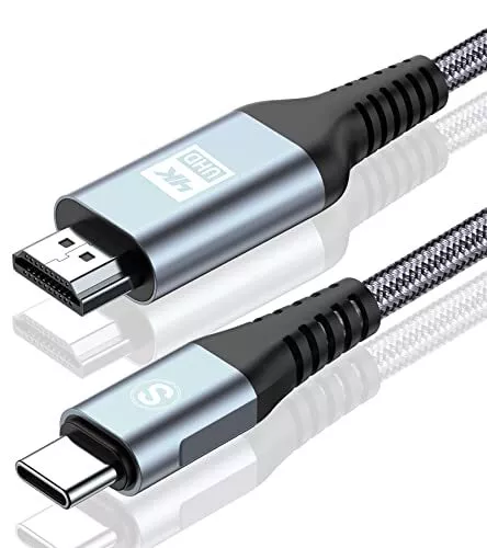 WARRKY Adaptateur USB C vers HDMI, 4K Adaptateur USB C HDMI