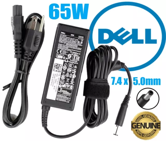 OEM Dell E7250 E7440 E7450 E7470 E7480 PA-12 65W AC Adapter Charger Power Cord