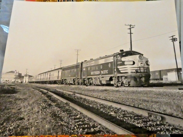 Railroad Photograph Southern Pacific San Joaquin Daylight Oakland 1958