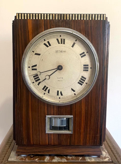 Pendule de bureau Jaeger-LeCoultre 8 jours boîtier en fer