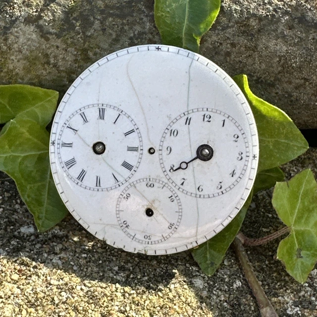 Mouvement De Montre Gousset Vintage à Réviser Ou Pour Pièces - Référence 8-38/P7/3, D'occasion