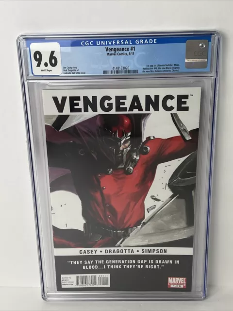 Vengeance #1 CGC 9.6 NM+ WP 2011 Marvel Comics MCU Dr Strange 1st America Chavez