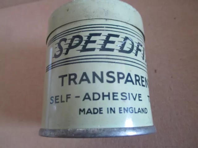 Dose - SPEEDFIX - Transparent Self-Adhesive-Tape - Verbandstape - 40er Jahre