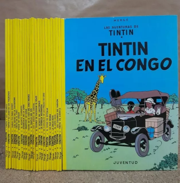 Tintin Coleccion Completa.23 Tomos.Tapa Blanda.Herge.Haddock.Milu.Juventud