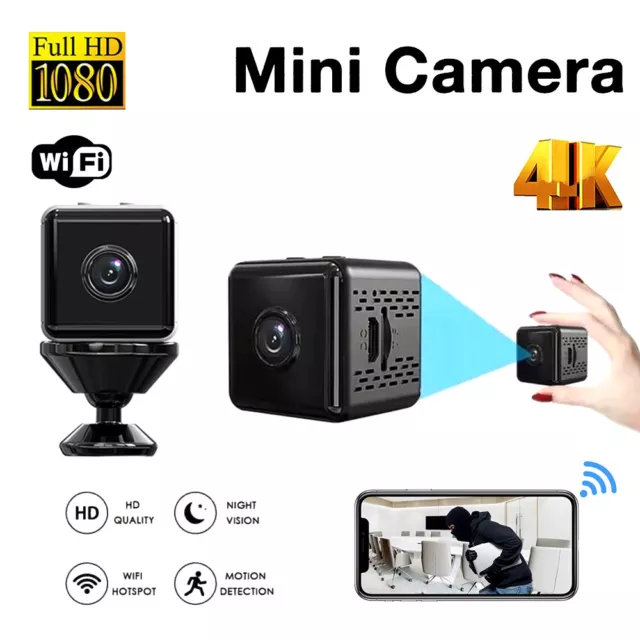 4K Full HD 1080P Mini IP Cam XD WiFi Vision Nocturne Caméra IR-CUT
