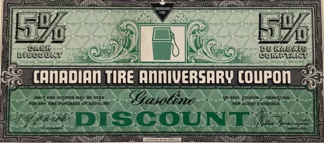 5% Cash 00674263 Discount CTC Canadian Tire Anniversary Coupons 3