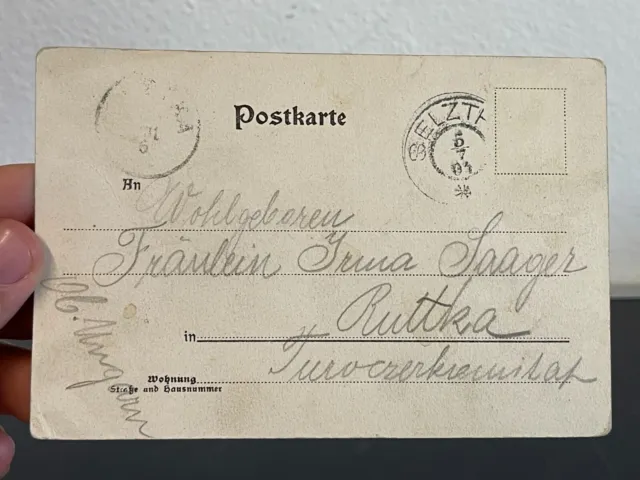 AK postkarte 1898 Gesäuse Steiermark 2