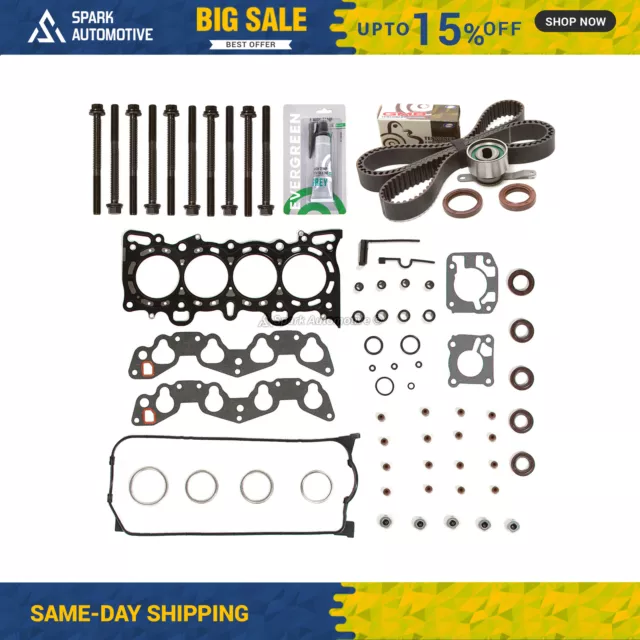 Head Gasket Set Timing Belt Kit Fit 92-95 Honda Civic VTEC 1.6 D16Z6