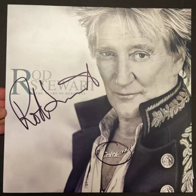 Rod Stewart Signed Autographed The Tears Of Hercules Album Lp  Beckett Coa
