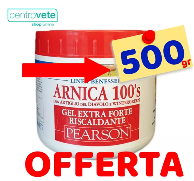 ARNICA GEL 100'S Riscaldante 500 ml Pearson Extra Forte con