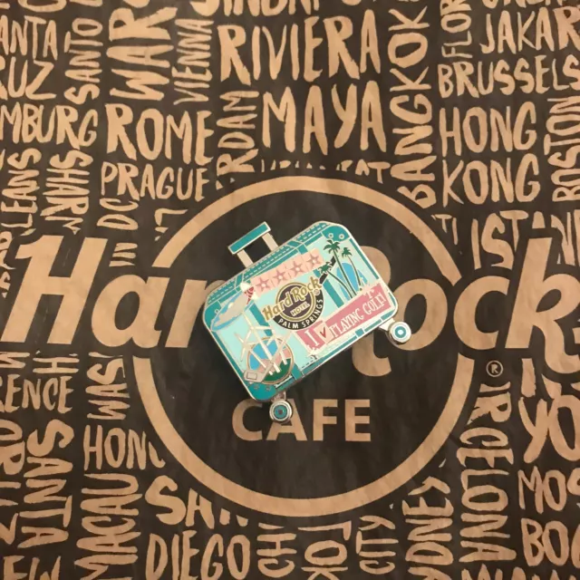 Hard Rock Cafe HRH Hotel PALM SPRINGS GLOBAL TRAVELER SERIES Lapel Pin Limited