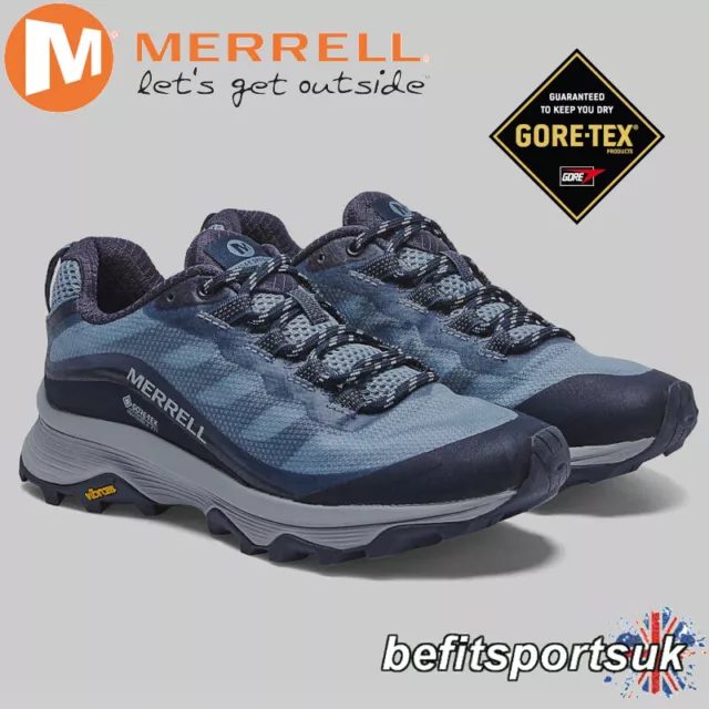 Merrell Womens Waterproof Gtx Shoes Ladies Walking Moab Speed Gore Tex Trainers