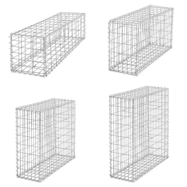 Gabion Basket Retaining Stone Wall Garden Wire Cage Fence Galvanized Steel Mesh 3