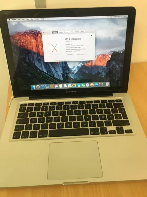 Apple MacBook Pro A1278 13" Intel Core2Duo 2 GB RAM 250 GB Mid 2009
