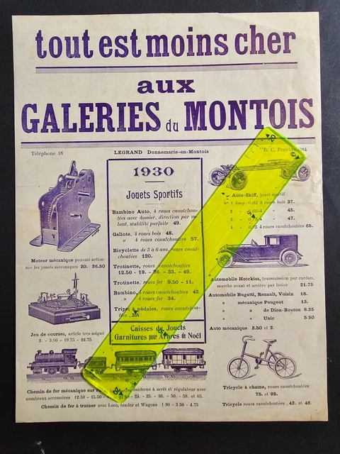 Catalogue Jouets LR Années 30 - Manuel D'Époque Avec Notice De Montage - Fabrication Française