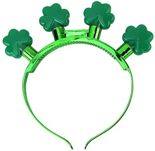 Light Up LED St. Patrick's Day Shamrock Headband