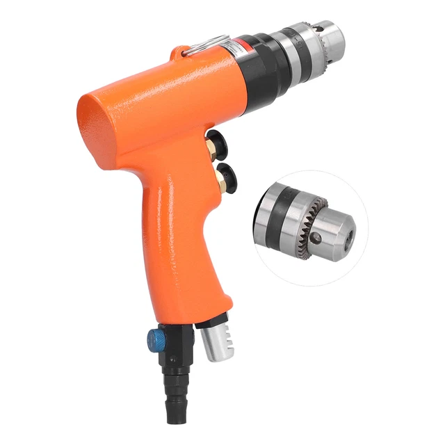 Taladro de aire neumático 3/8" CW CCW herramientas de perforación reversible 1,5-10 mm 1500 rpm