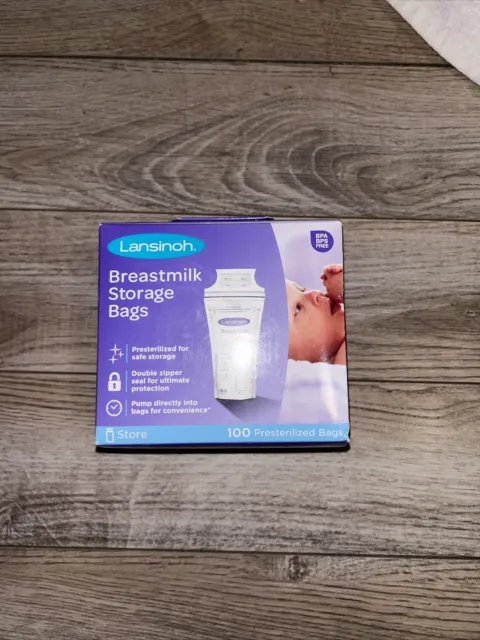 Lansinoh Breastmilk Storage Bags - 100 Count - NEW!