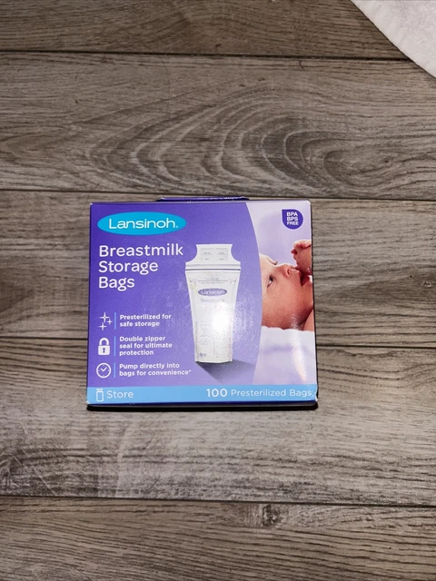 Lansinoh Breastmilk Storage Bags - 100 Count - NEW!