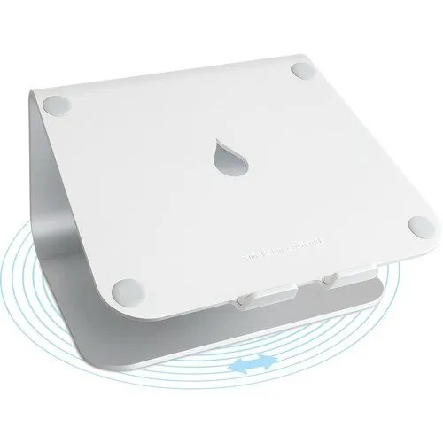 RAIN DESIGN Mstand360 Laptop Stand W/ Swivel Base - Silver, 10036 (PT9675)