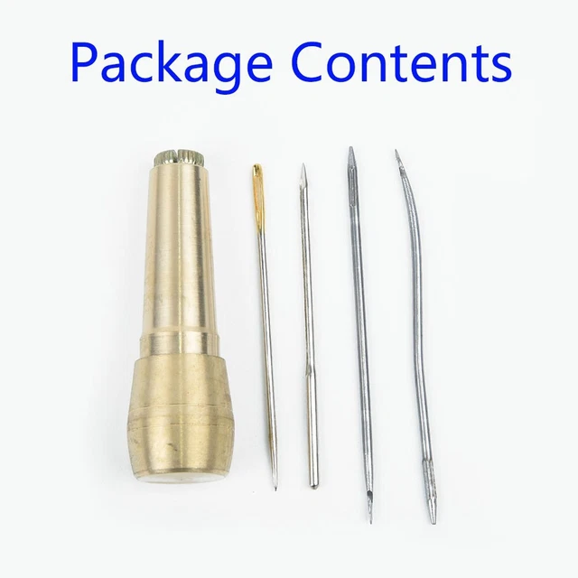 Kit de aguja de coser caliente herramienta de reparación barco tienda 1X aguja durabilidad mano