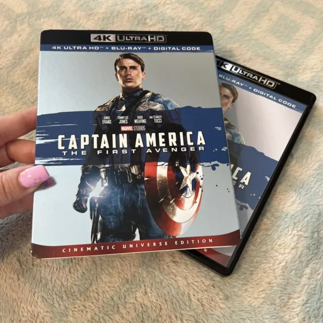 Captain America The First Avenger 4K Ultra HD Bluray/Bluray w/ OOP Slipcover