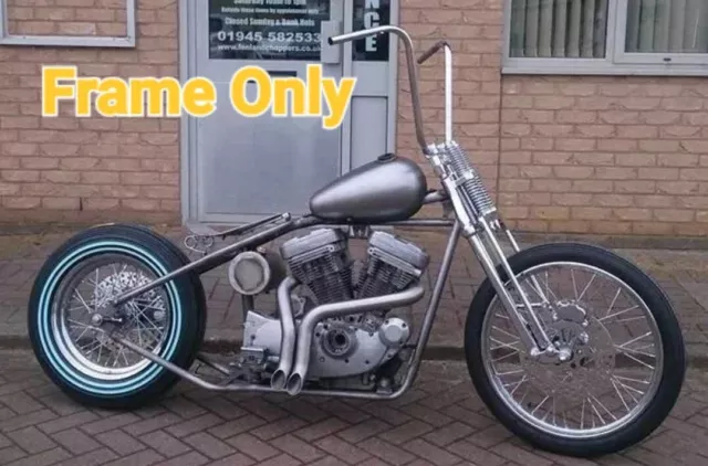 Harley Davidson Sportster Fenland Choppers Raw Steel Rigid Frame Built To Order