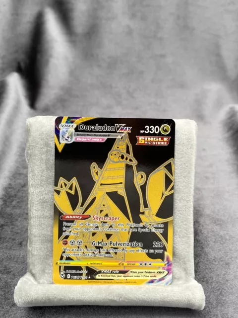 Pokémon TCG Duraludon VMAX GOLD TG30/TG30 Englisch