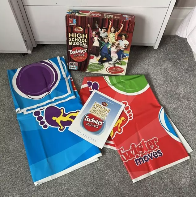 High School Musical Twister Moves Game - 2 x Mats, Instructions & Box - no CDs