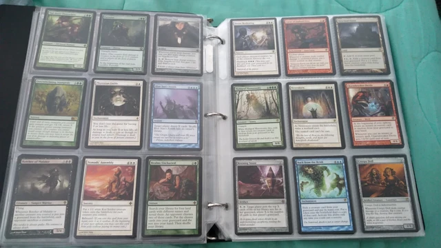 MtG RARES ONLY Lot Binder 425 Cards Sleeves NM Unplayed Exodus Fifth Mirrodin