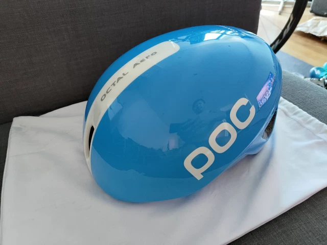 POC Octal Aero Raceday Helmet Blue Road Cycling Size M Medium (54 - 60)