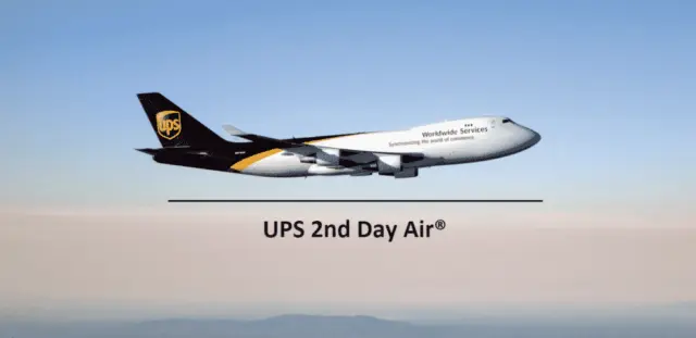 Upgrade your order with us to ship via UPS 2nd Day Air or FedEx 2nd Day