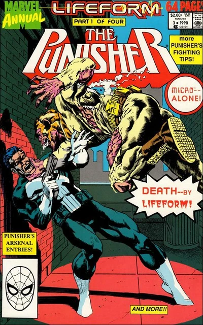 The Punisher Annual #3 9.0 (W) VF/NM Marvel Comics 1990 STOCK PHOTO